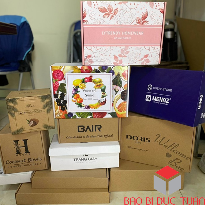Bí quyết chế tạo hộp giấy carton đóng gói hàng hoá đơn giản 7 hop cac loai cod dep