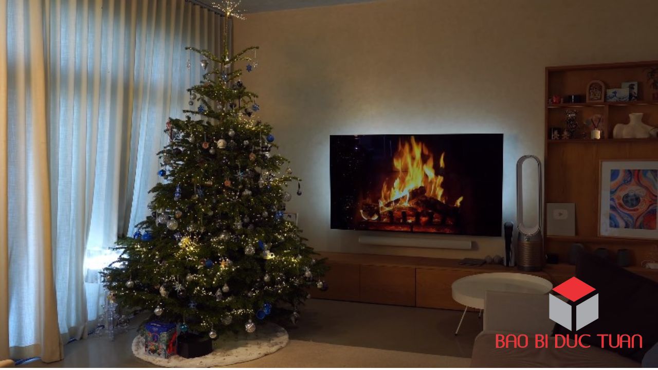 Cách làm cây thông Noel đẹp mê ly bằng bìa carton đơn giản dễ làm nhất 12 bia carton lam cay thong noel ong gia noel 14