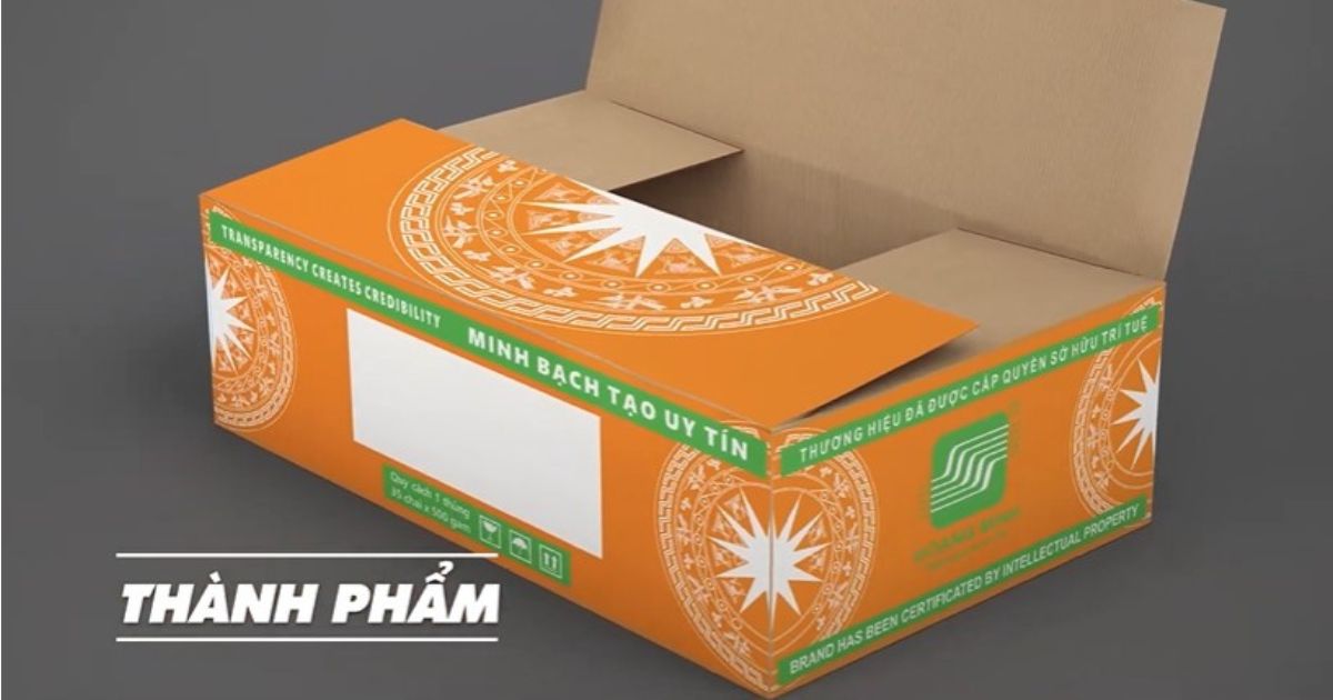 thùng carton in bằng kỹ thuật in Flexo