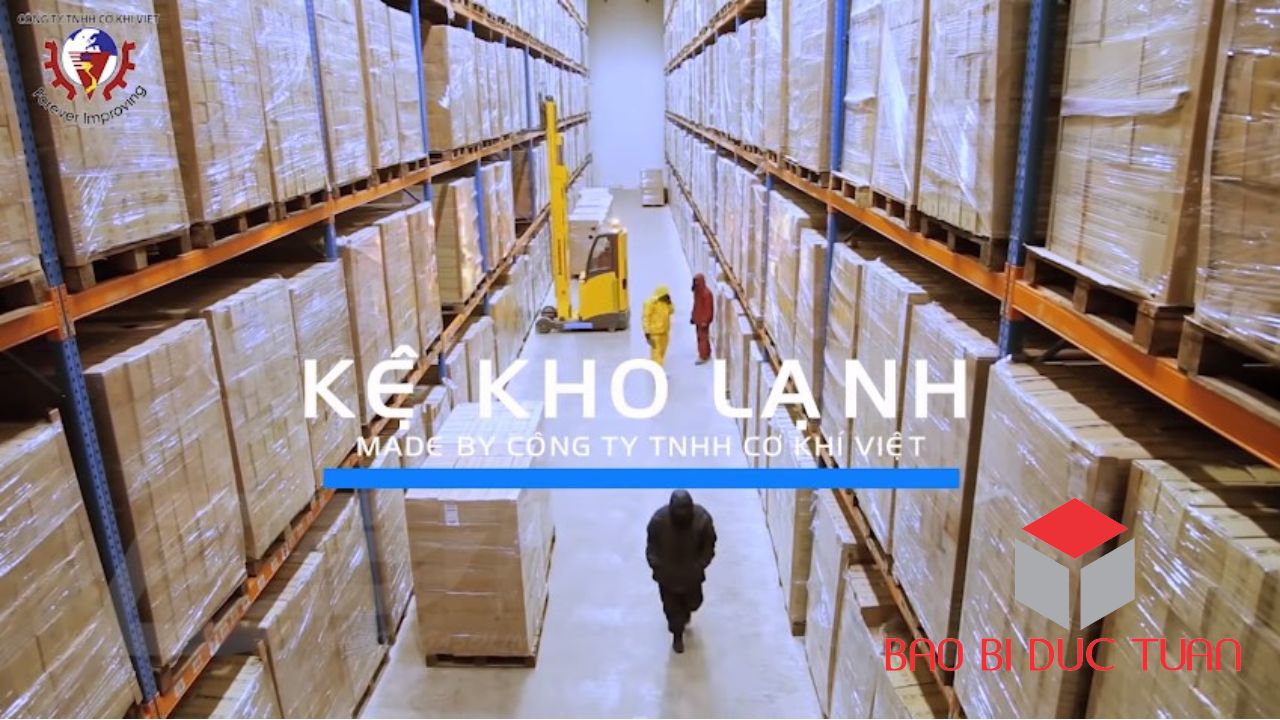 3 cách phân loại thùng carton và lựa chọn thùng carton 14 Thùng carton được sản xuất riêng sử dụng trong kho hàng lạnh.
