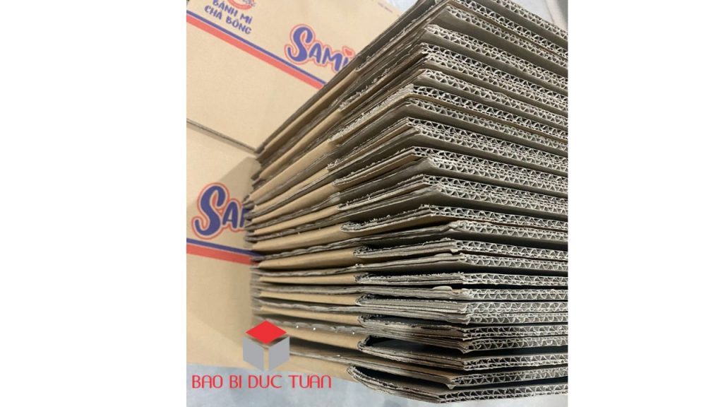 3 cách phân loại thùng carton và lựa chọn thùng carton 15 Phân loại dựa theo theo kết cấu sóng