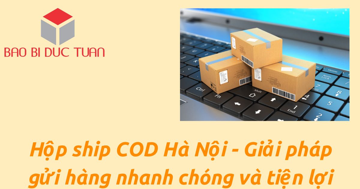 Hộp ship COD Hà Nội - Giải pháp gửi hàng nhanh chóng và tiện lợi 6 hop ship cod ha noi 1