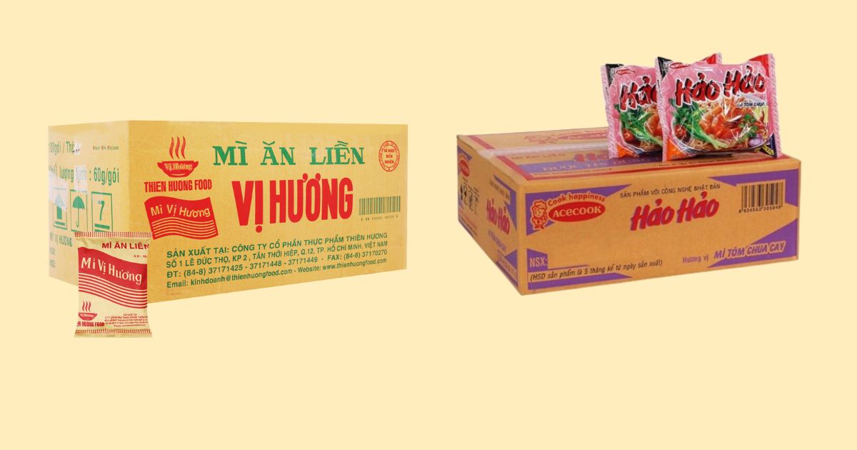 In bao bì carton Hà Nội, in hộp giấy rẻ nhất 2023 14 in bao bì thùng giấy đựng mì ăn liền