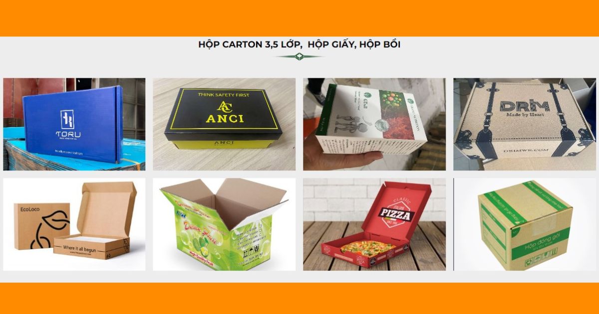 Các sản phẩm nổi bật của xưởng sản xuất bao bì TNT