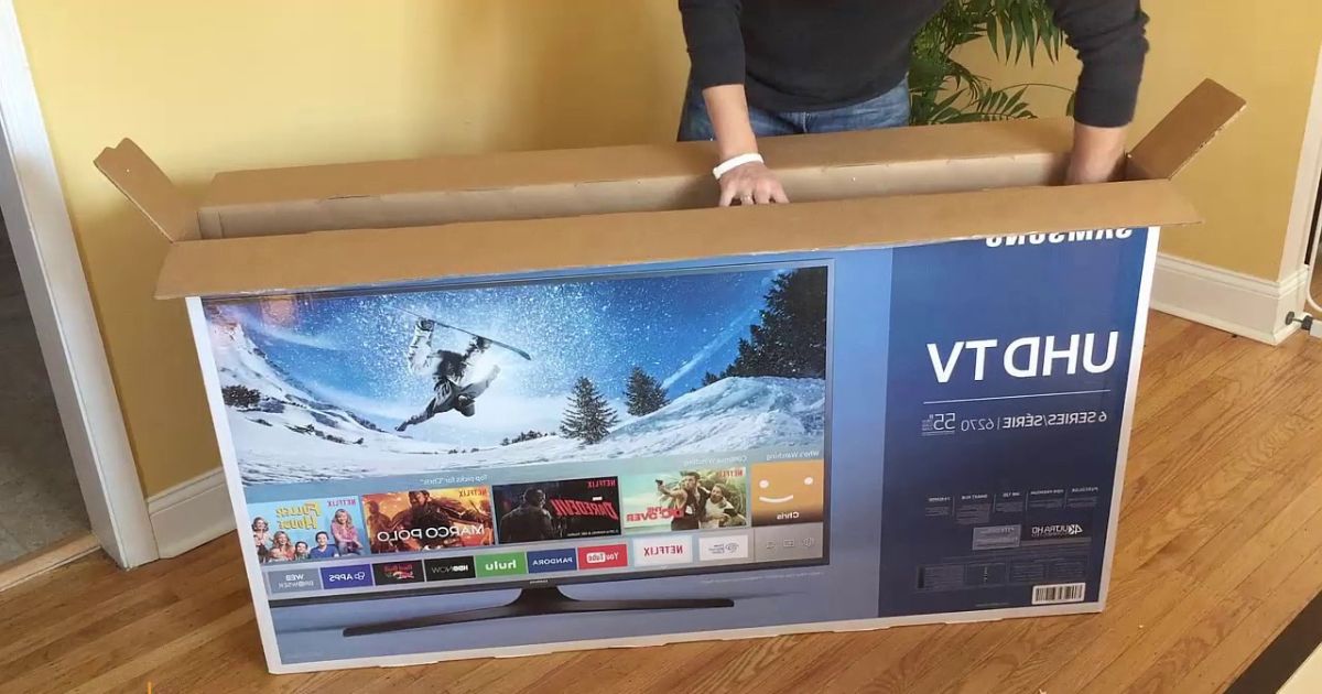 Thùng carton 5 lớp đựng tivi chất lượng