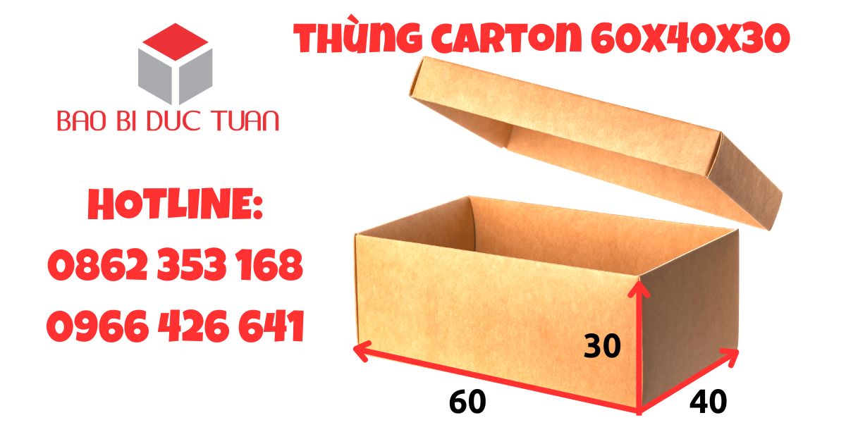thùng carton 60x40x30