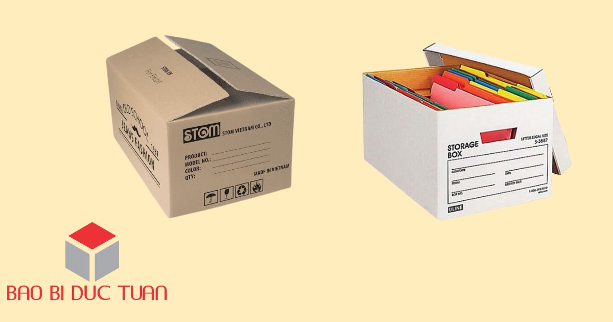 Các ứng dụng của thùng carton 60x40x30