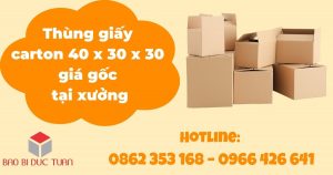thung giay carton 40x40x30 gia goc tai xuong 1