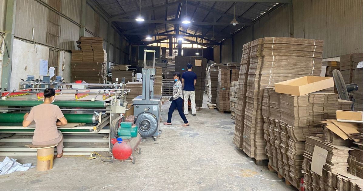 Xưởng sản xuất thùng carton TNT