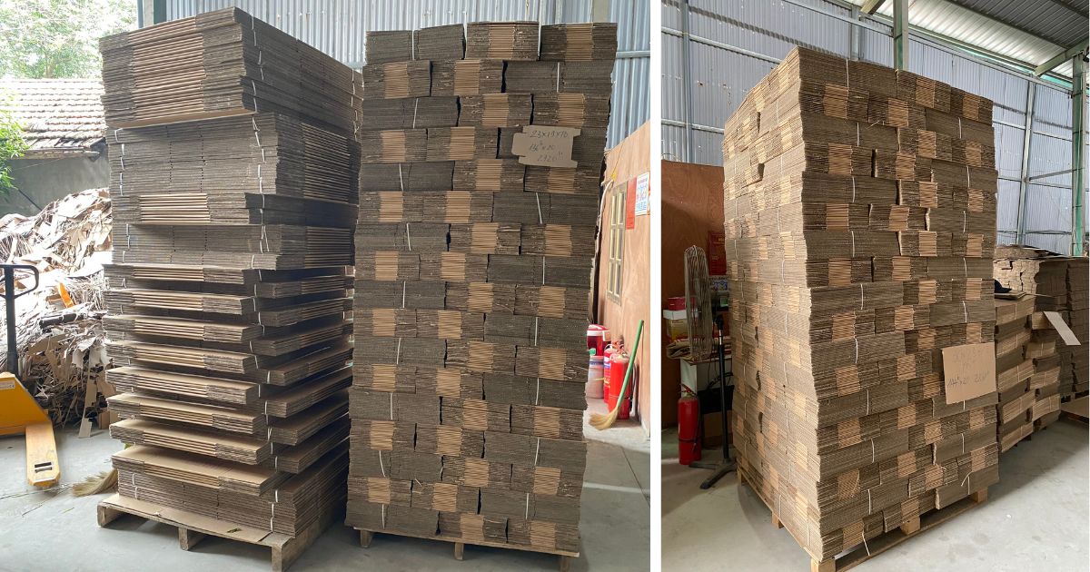 Xưởng sản xuất thùng carton 3 lớp giá rẻ tại Hà Nội công ty Đức Tuấn