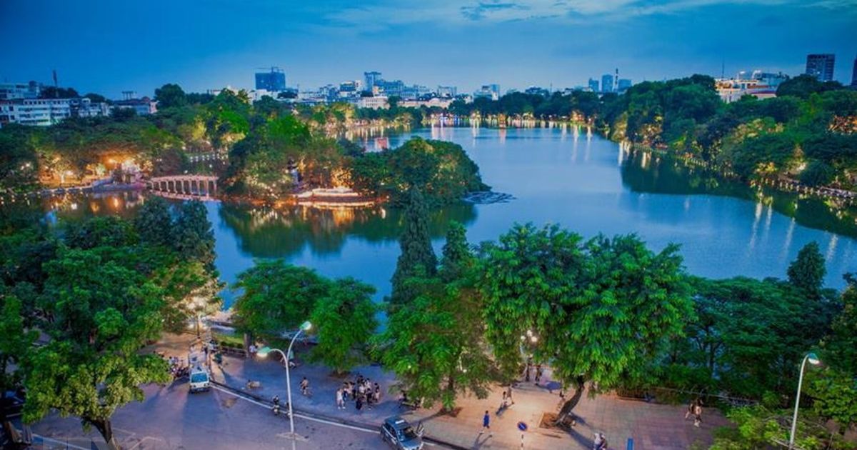 Ảnh đẹp hồ Hoàn Kiếm