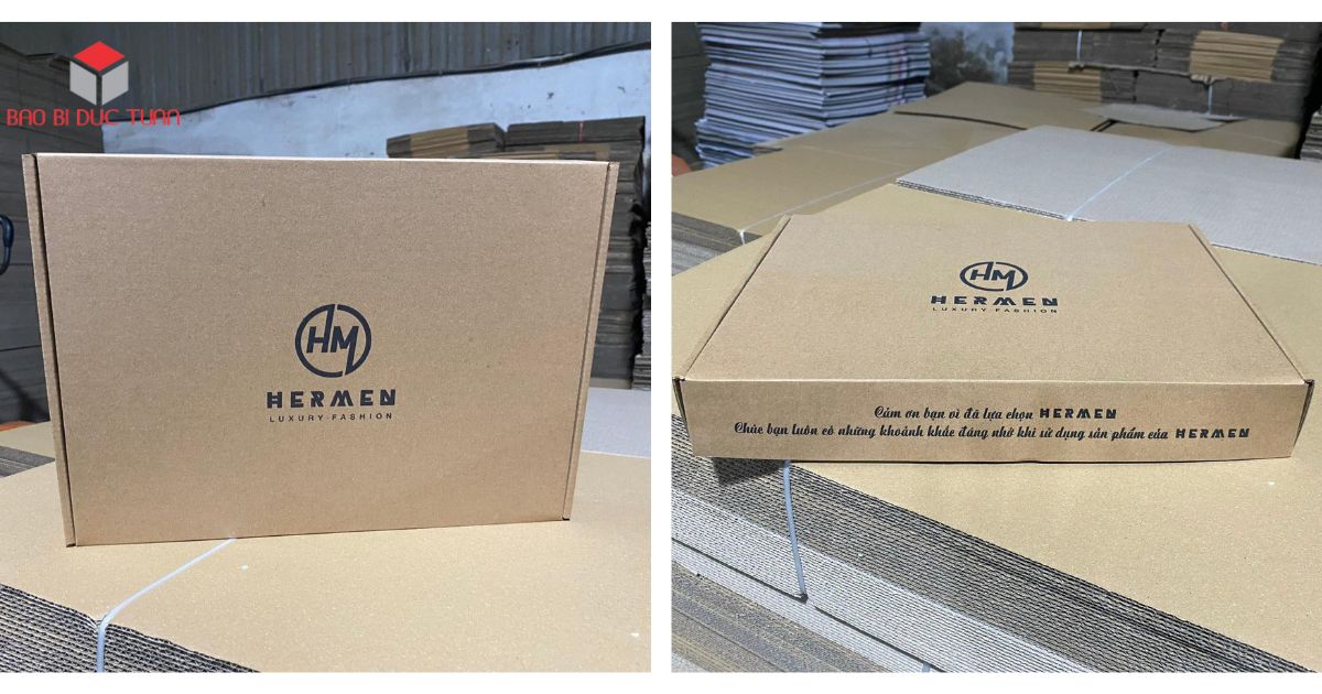 Mua hộp giấy đóng hàng thời trang tại xưởng bao bì Đức Tuấn có mức giá tốt