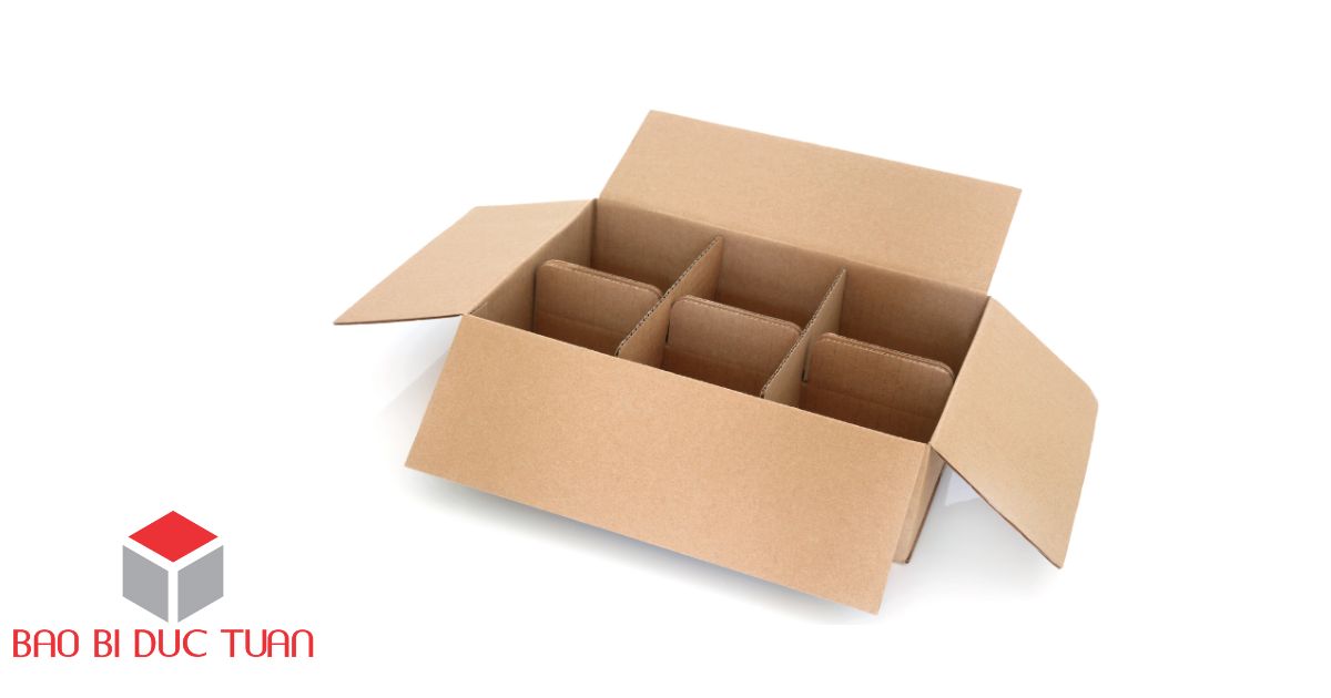 Cẩm nang chọn thùng carton đựng hoa quả chất lượng và tiết kiệm chi phí 5 thùng carton có vách ngăn