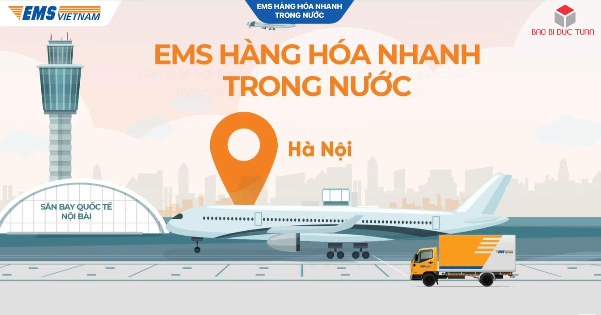 gui hang qua buu dien nhanh ems