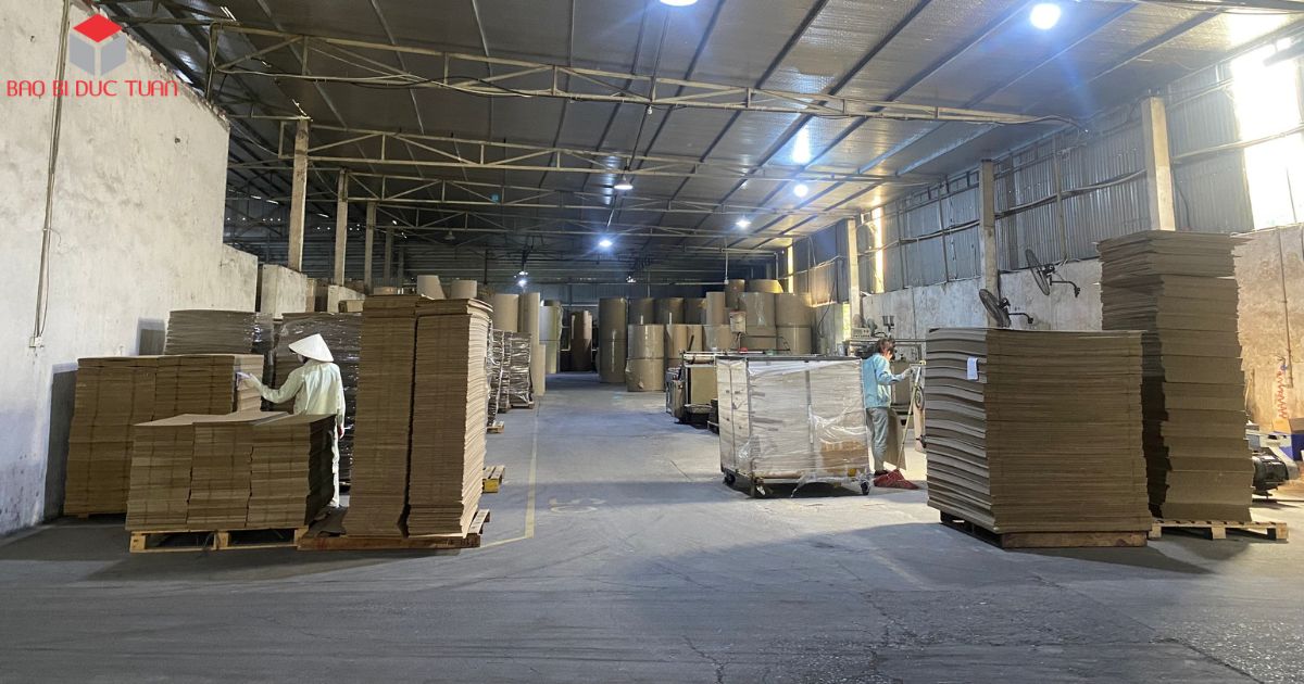Xưởng bao bì Đức Tuấn nhận làm thùng carton số lượng ít