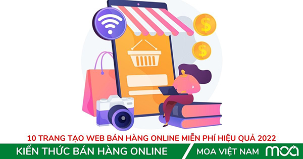 10 trang web tao web ban hang online