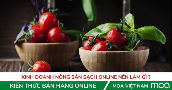 Kinh doanh nong san sach online nen lam gi