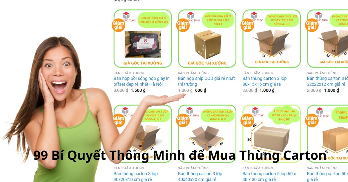 99 bi quyet thong minh de mua thung carton