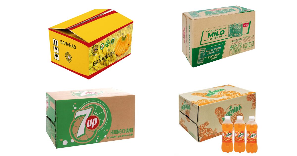 Đặt in thùng carton tại Hà Nội chất lượng giá rẻ nhất 9 thùng carton được in bằng phương pháp in offset