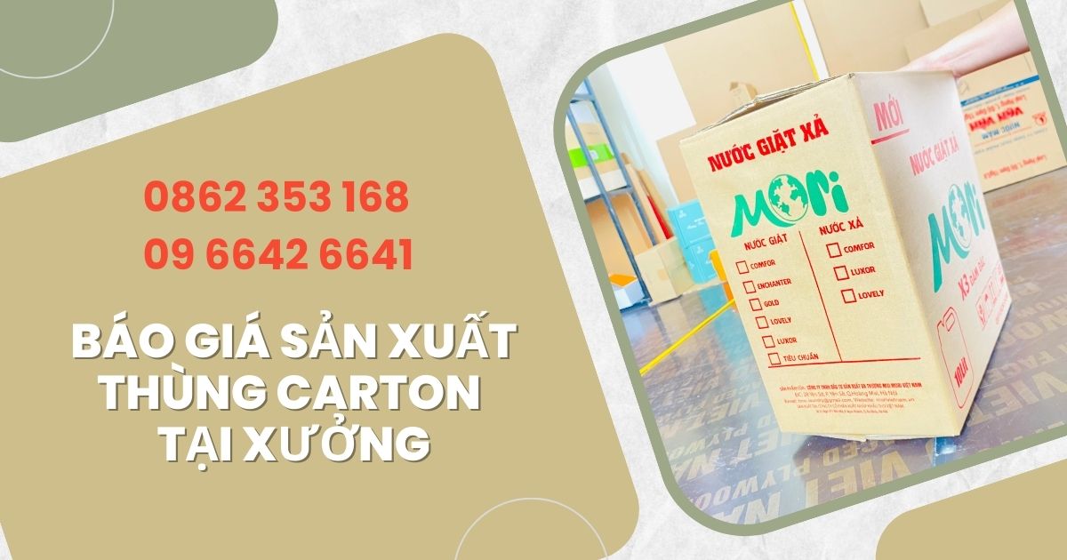 bang bao gia thung carton