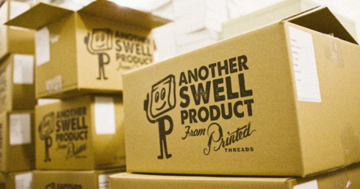 Hình in trên thùng carton bị mờ