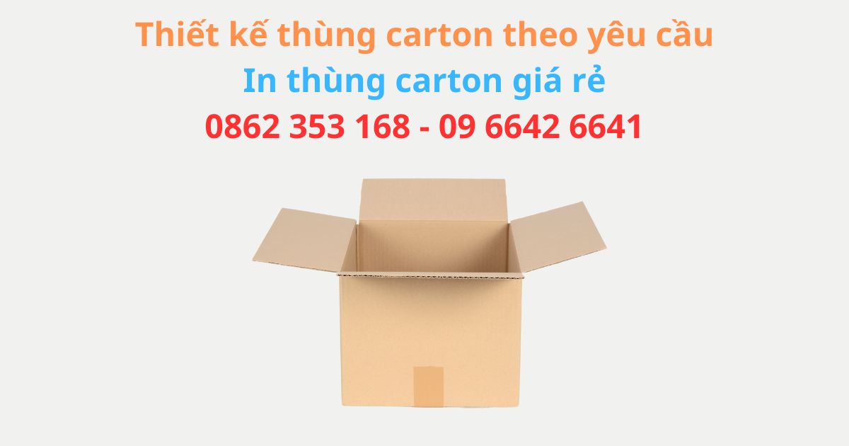 Dịch vụ in thùng carton giá rẻ - Thiết kế thùng carton theo yêu cầu - bao bì Đức Tuấn 7 Liên hệ Bao bì Đức Tuấn - Thiết kế thùng carton theo yêu cầu