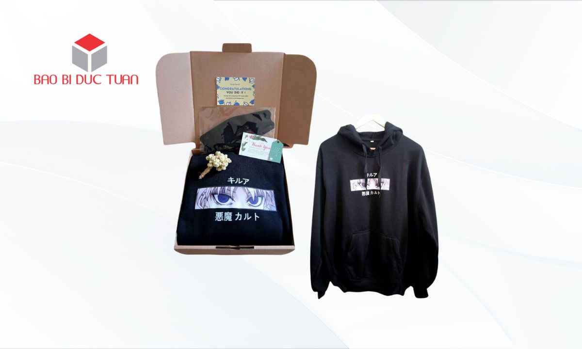 Sử dụng hộp carton để đựng áo hoodie, áo giữ nhiệt mang lại nhiều lợi ích quan trọng