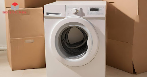 Sử dụng thùng carton đựng máy giặt để tránh rủi ro khi vận chuyển