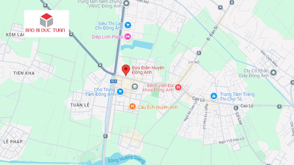 Vị trí bưu cục