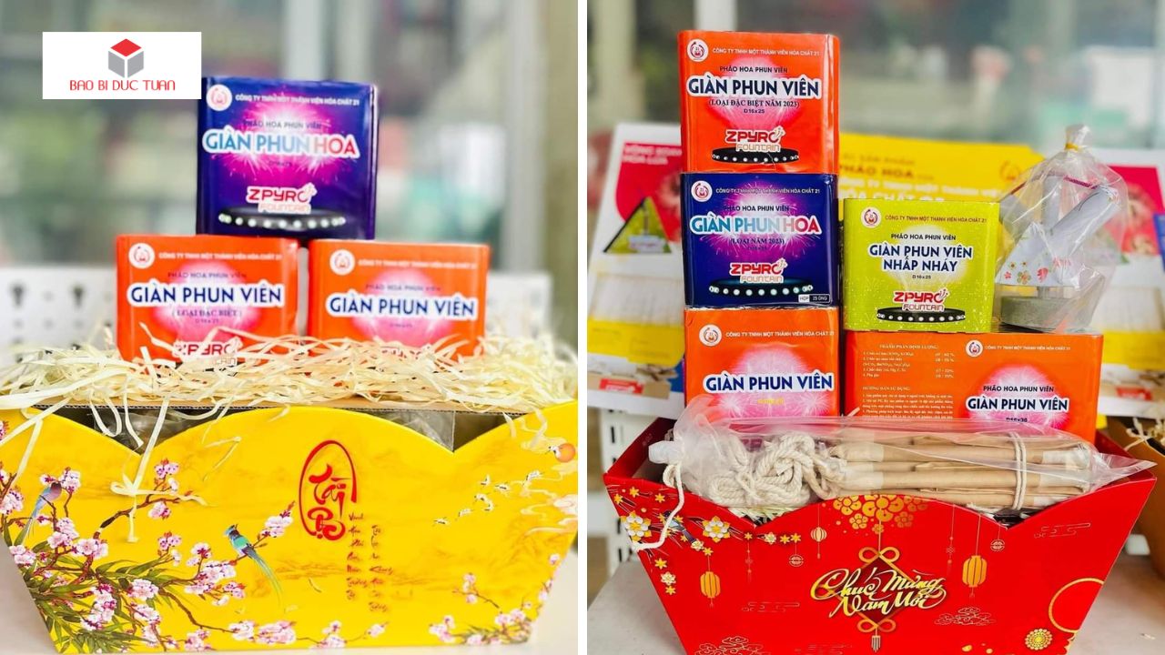 Mẫu hộp đựng pháo hoa cỡ nhỏ Mẫu hộp đựng pháo hoa cỡ nhỏ